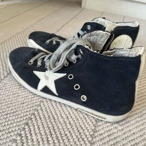 Adorable golden goose high tops